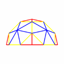 3V Octahedron Geodesic Dome Calculator